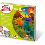 FIMO kids farm&play "Дино", набор состоящий из 4-х блоков по 42 гр., уровень сложности 2, 8034 07 LZ
